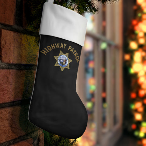 Christmas Spirit: California Highway Patrol-Inspired Stocking