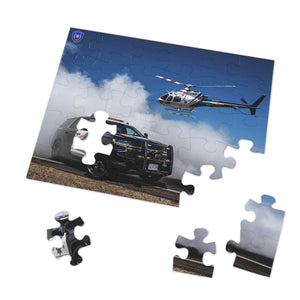 CHP Helicopter and Patrol SUV Jigsaw Puzzle for Family Fun