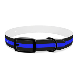 Supportive Thin Blue Line Dog Collar | Patriotic Pet Gear | Back The Blue Store