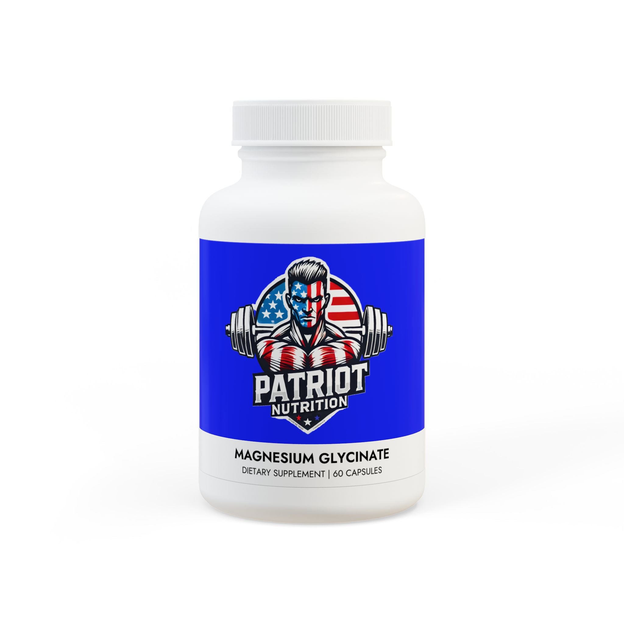 Patriot Nutrition Magnesium Glycinate Supplement (60 Capsules)