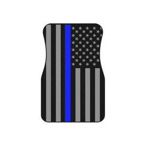 Thin Blue Line Flag Car Mat Set – Honor and Duty on the Road