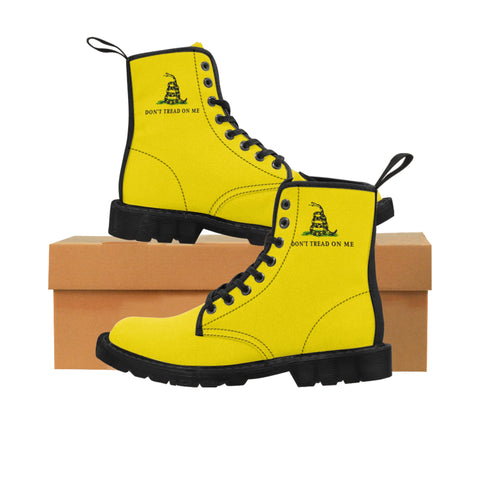 Gadsden Flag Women's Canvas Boots | Walk with Liberty | Back The Blue Store