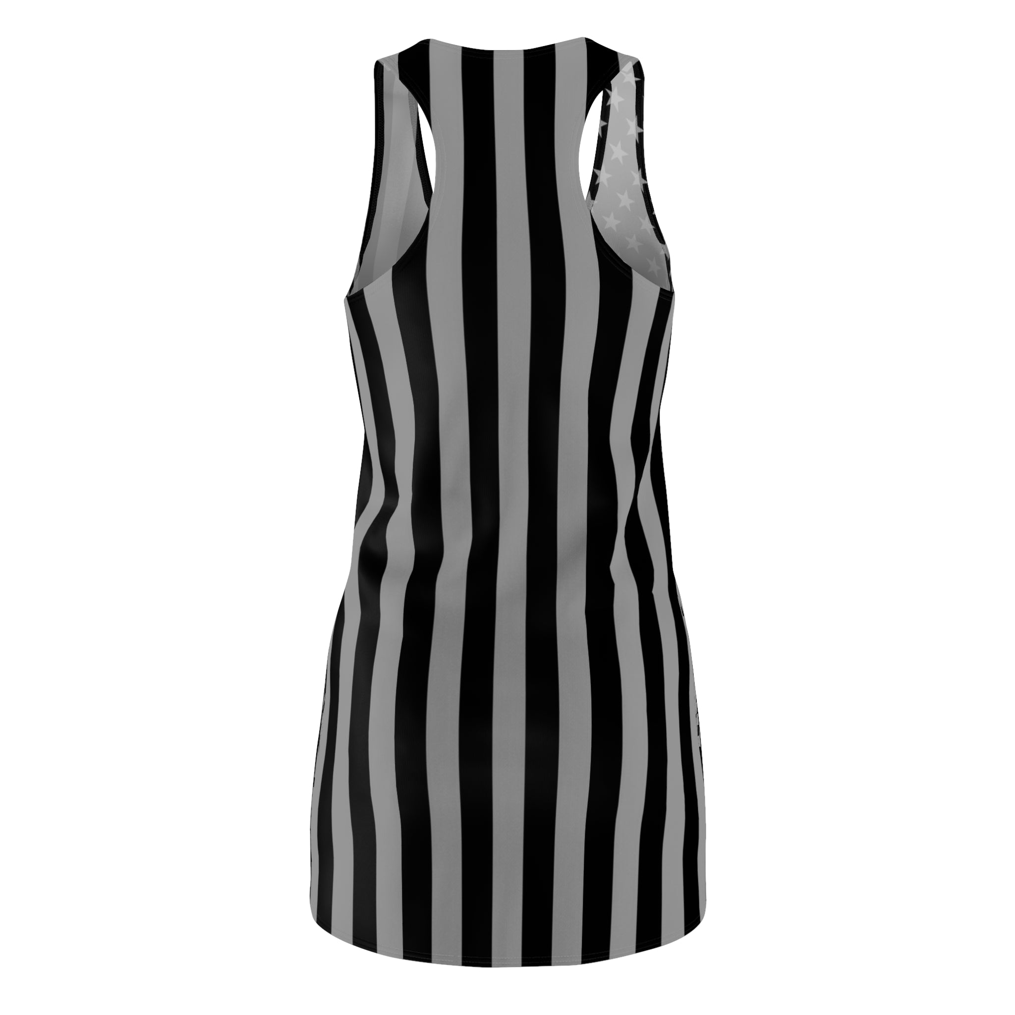 Women's Thin Blue Line Racerback Dress - Elegance with a Statement