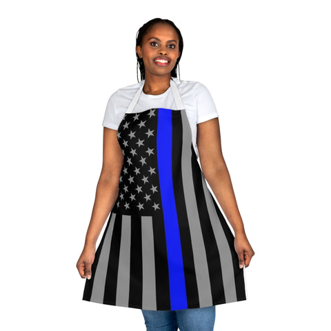 Thin Blue Line Flag l Chef's Apron