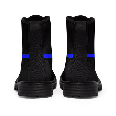 Mens Thin Blue Line Canvas Boots | Supportive & Comfortable Footwear