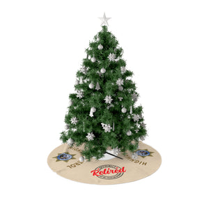 Officially Retired Highway Patrol Christmas Tree Skirt | Back The Blue Store