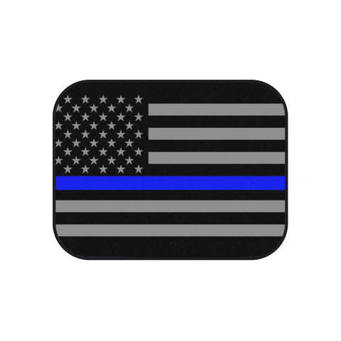 Thin Blue Line Flag Car Mat Set – Honor and Duty on the Road