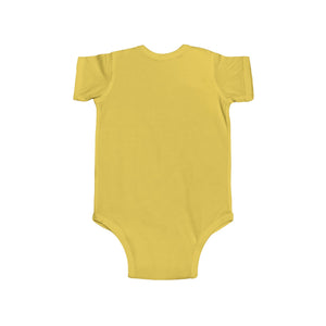 Yellow Gadsden Flag Baby Bodysuit - Embrace Heritage in Comfort!