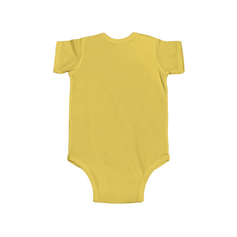 Yellow Gadsden Flag Baby Bodysuit - Embrace Heritage in Comfort!