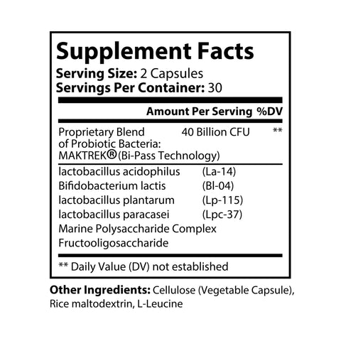 Patriot Nutrition Probiotics Supplement (60 Capsules)