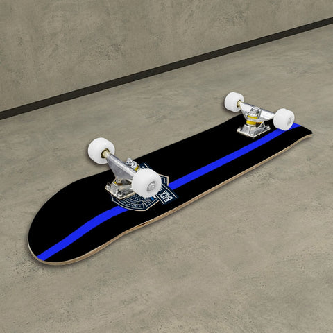 Back The Blue Store Skateboard – Thin Blue Line | 31" Durable Deck