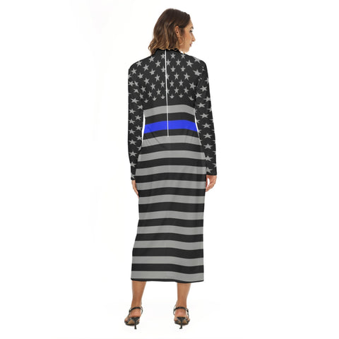 Thin Blue Line Women's Hip Dress - Style Meets Support