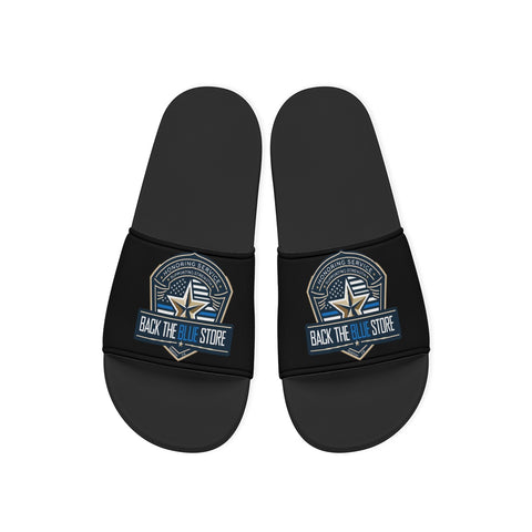 Back The Blue Store Logo Anti-Slip Sandals for Men | Back The Blue Store