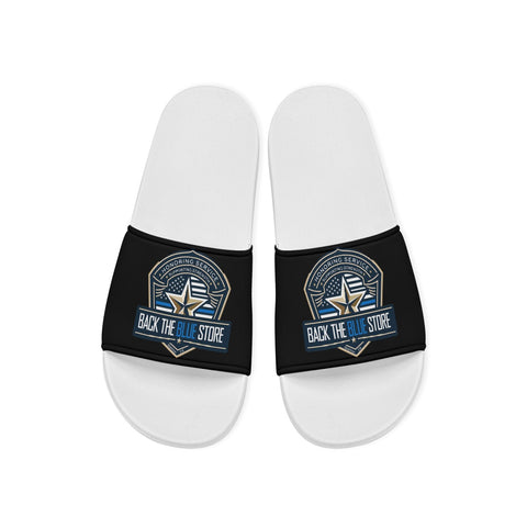 Back The Blue Store Logo Anti-Slip Sandals for Men | Back The Blue Store