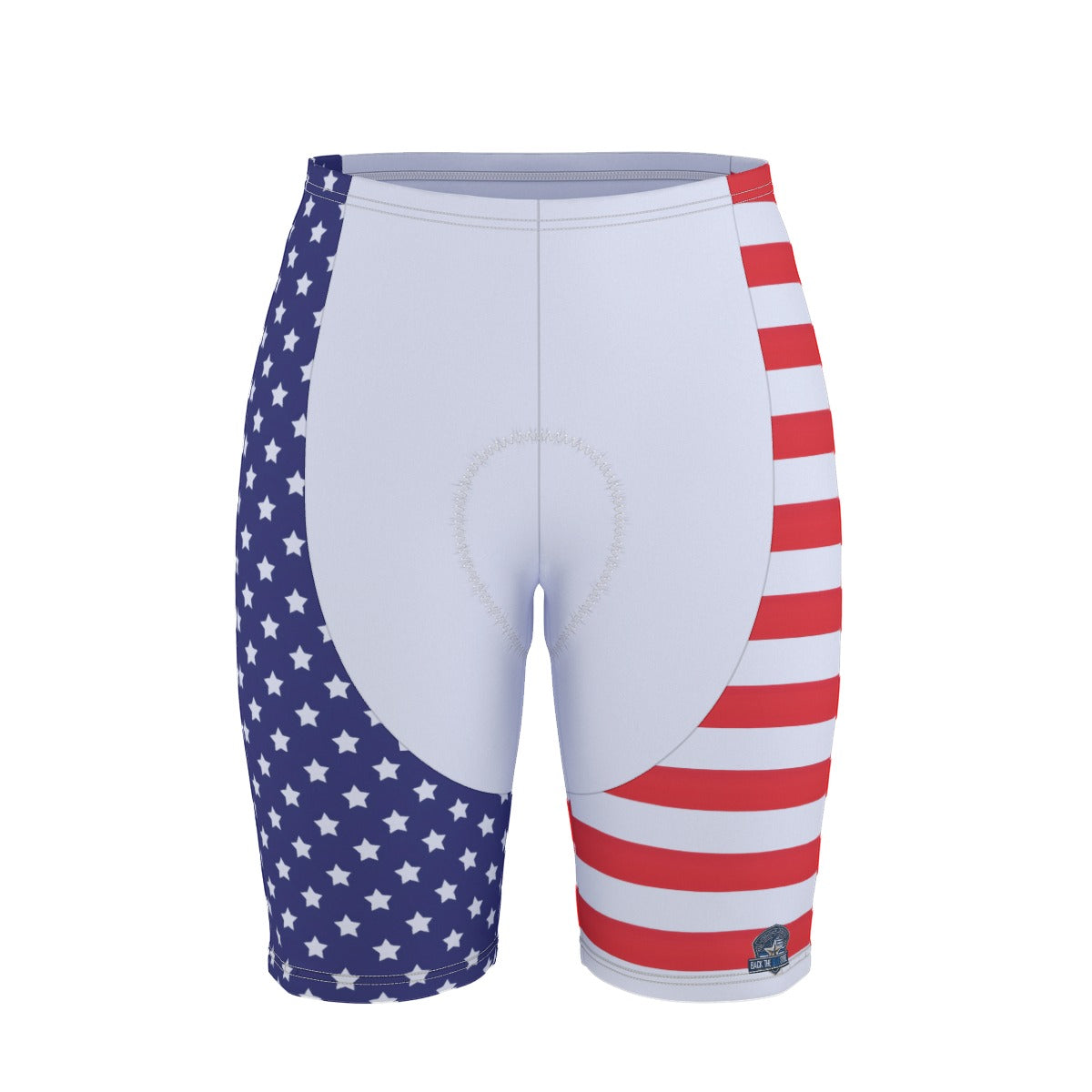 Patriotic American Flag Inspired Men's Cycling Shorts - Comfort & Style