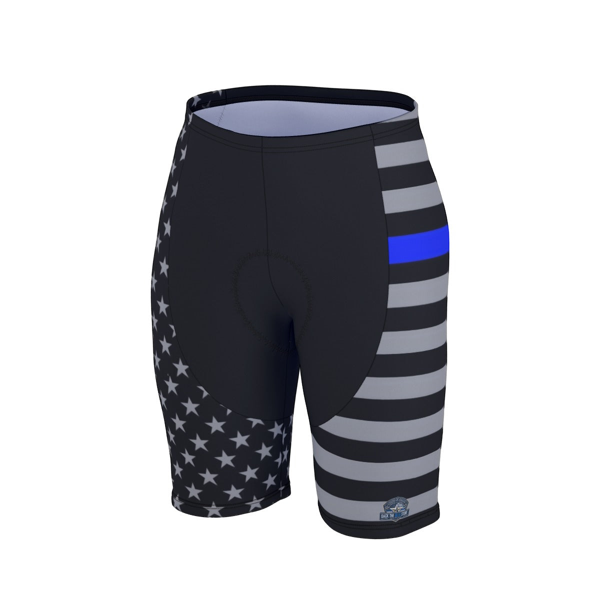 Thin Blue Line Men's Cycling Padded Shorts - Comfort and Performance