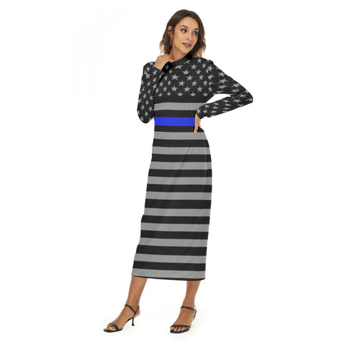 Thin Blue Line Women's Hip Dress - Style Meets Support