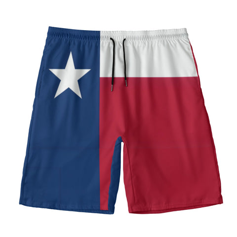 Exclusive Texas Flag Men's Beach Shorts - Quick Dry Comfort | Back The Blue Store