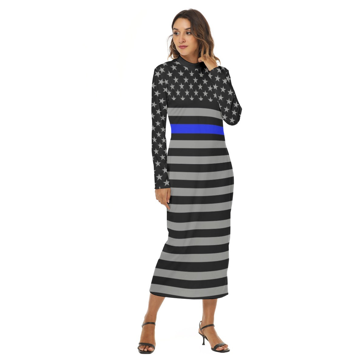 Thin Blue Line Women's Hip Dress - Style Meets Support