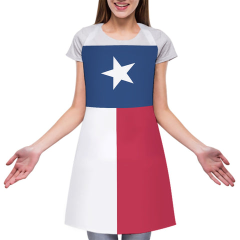 Texas Flag Inspired Adjustable Apron - Show Your Texas Pride in the Kitchen