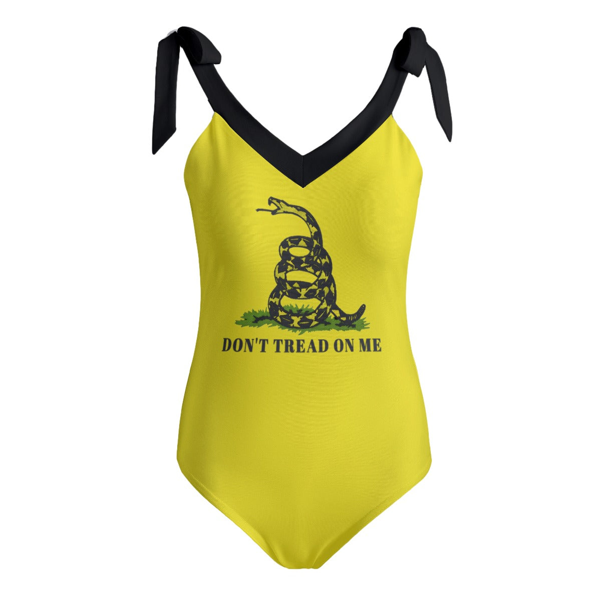 Gadsden Flag Inspired Women's Swimsuit | Embrace Freedom in Style