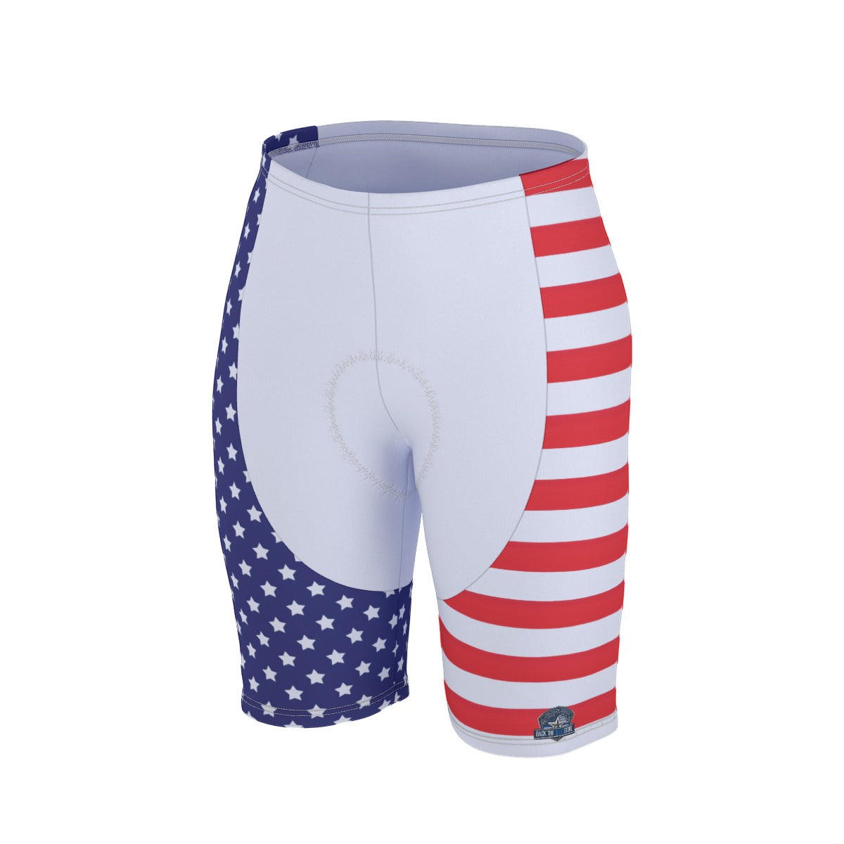 Patriotic American Flag Inspired Men's Cycling Shorts - Comfort & Style