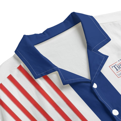 Trump 2024 Take America Back Men's Button-Up Shirt - Support the Campaign