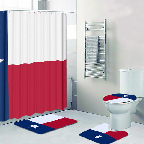 Texas Flag Inspired Bathroom Set - Bring Texas Pride to Your Bathroom