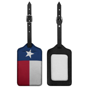 Texas Flag Inspired Seamless Luggage Tag – Show Your State Pride and Travel in Style
