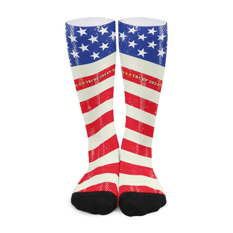 Trump 2024 | American Flag Inspired Unisex Socks - Comfort Meets Patriotism