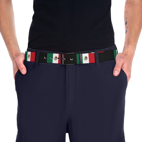 Mexico Flag Inspired Belt