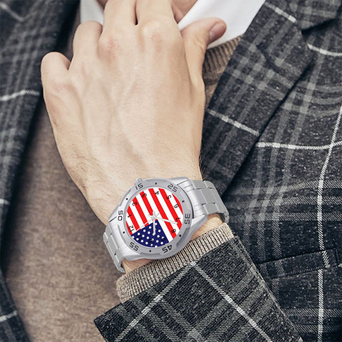 Patriotic American Flag Inspired Stars and Stripes Business Watch