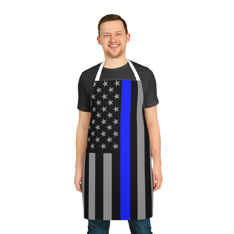 Thin Blue Line Flag l Chef's Apron