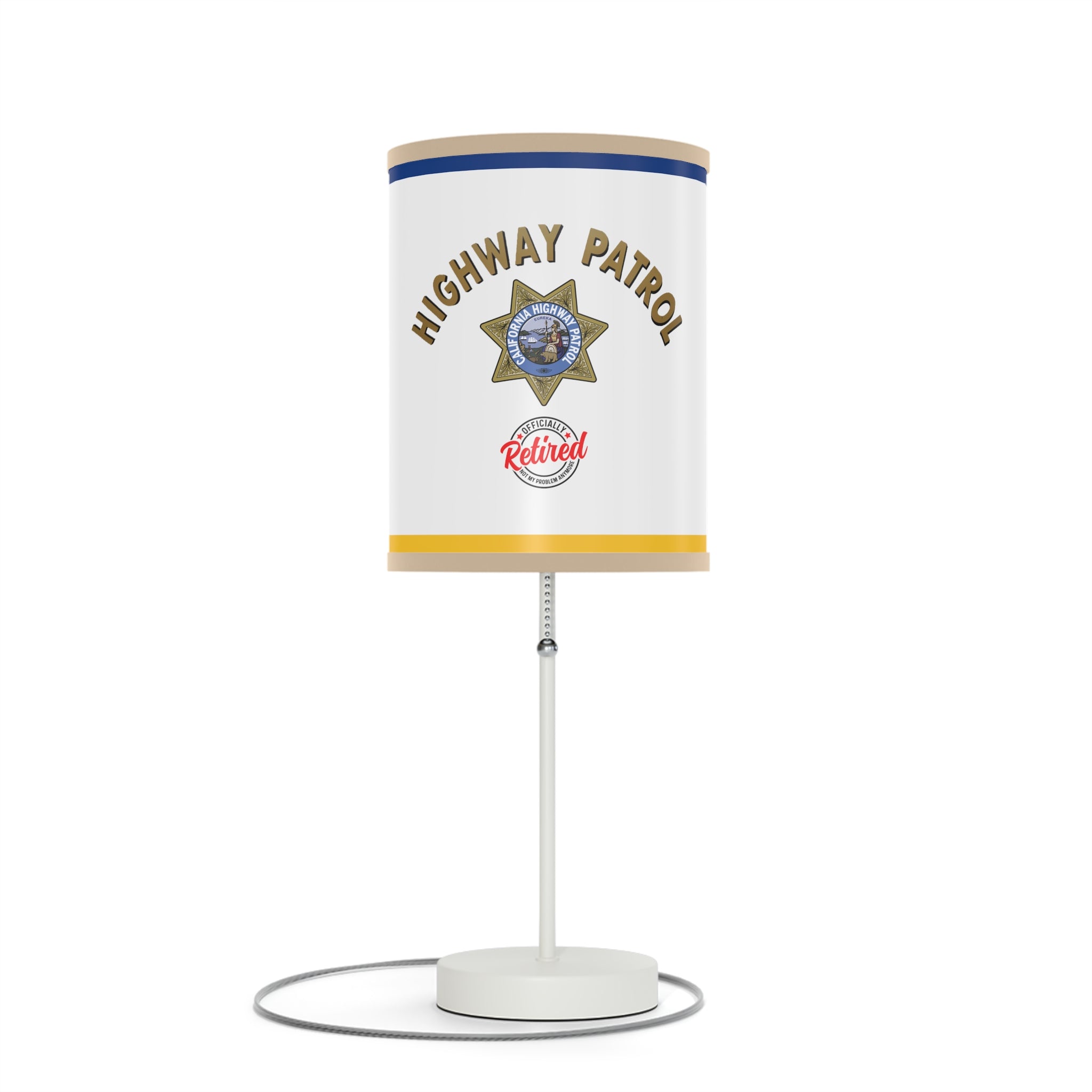 Retired Officer Tribute Lamp – CHP Inspired Decor | Back The Blue Store