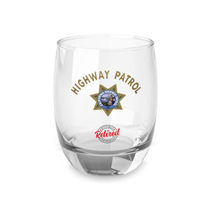 CHP Retired Whiskey Glass | A Salute to Service | Back The Blue Store