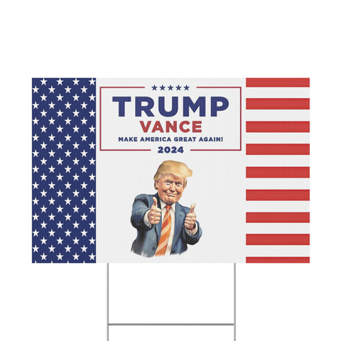 Plastic Yard Sign