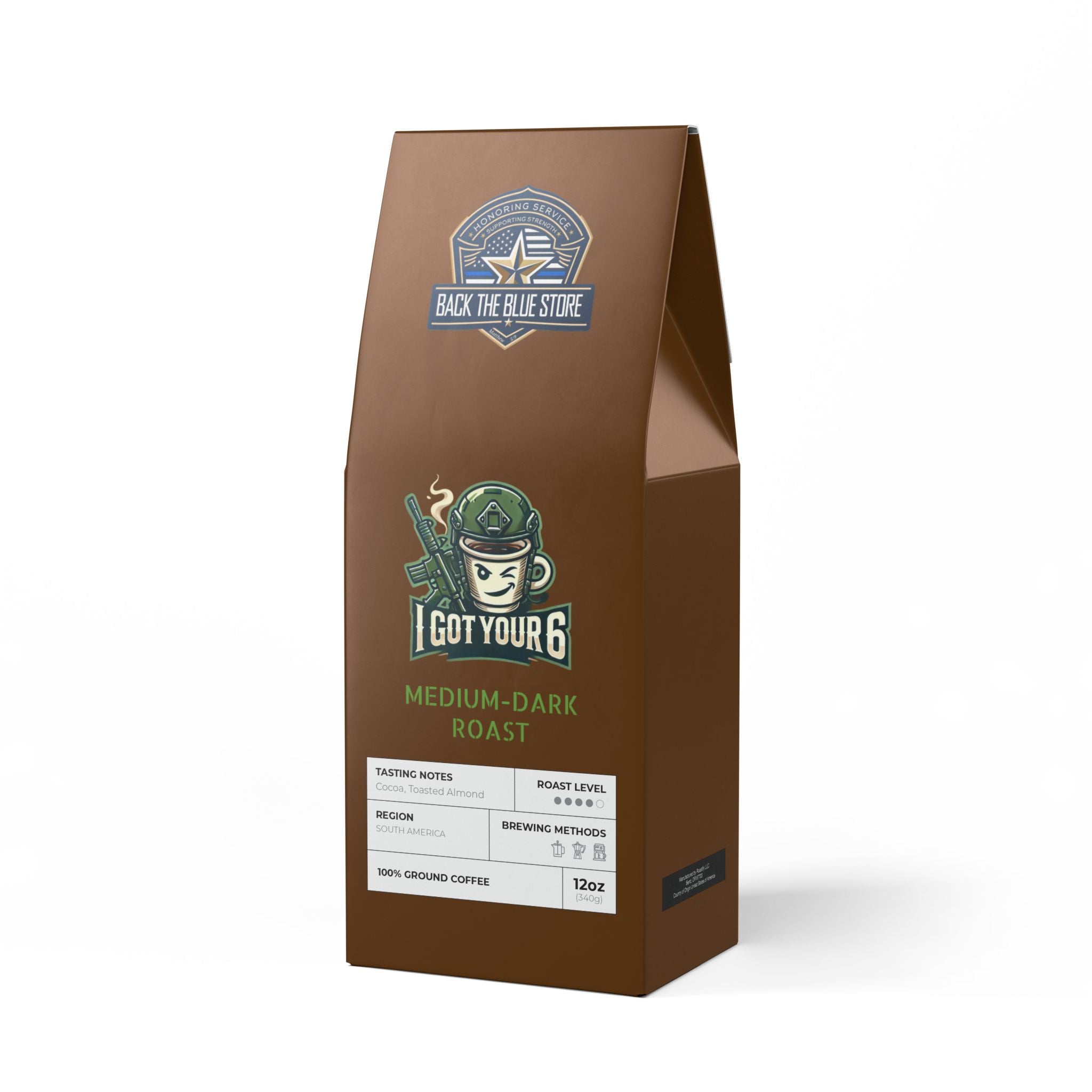 I Got Your 6 Medium-Dark Roast Coffee – Bold Flavor, Steady Support