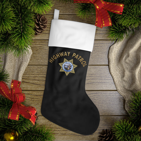 Christmas Spirit: California Highway Patrol-Inspired Stocking