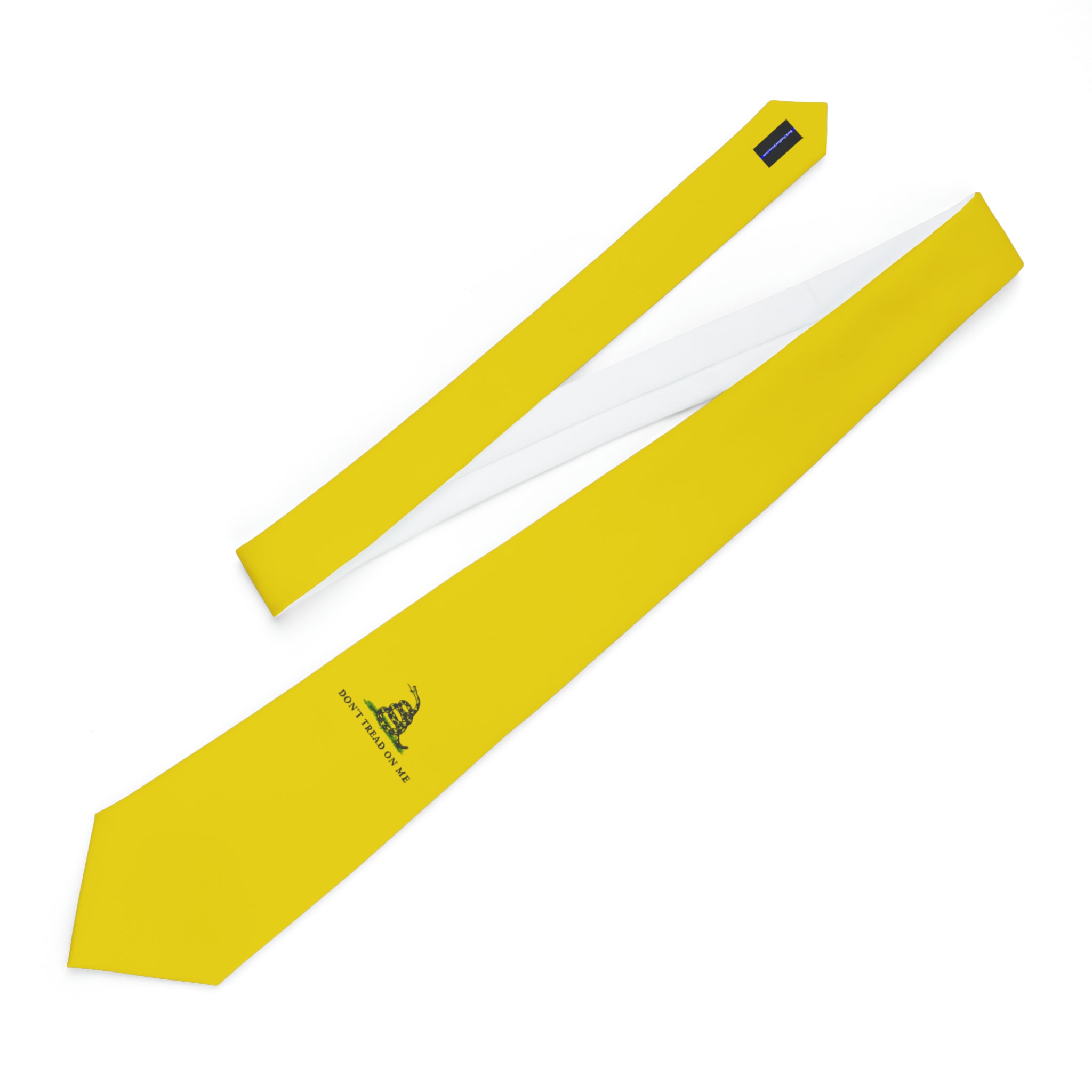 Gadsden Flag Yellow Necktie | Back The Blue Store