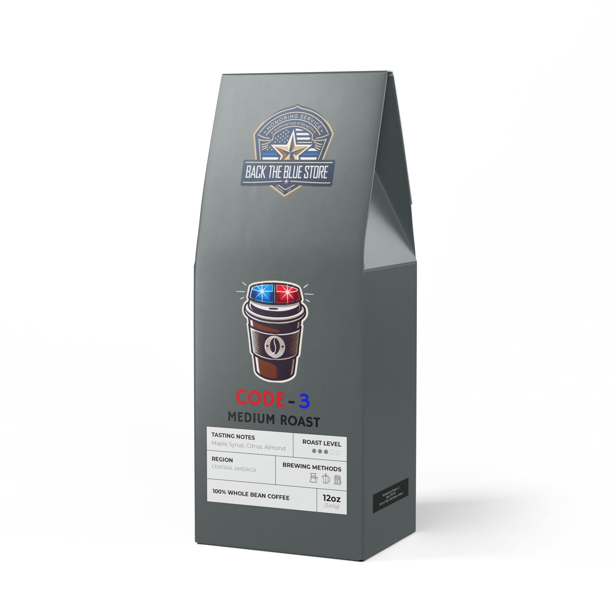 Code-3 Coffee Blend – Medium Roast for First Responders and Military Troops