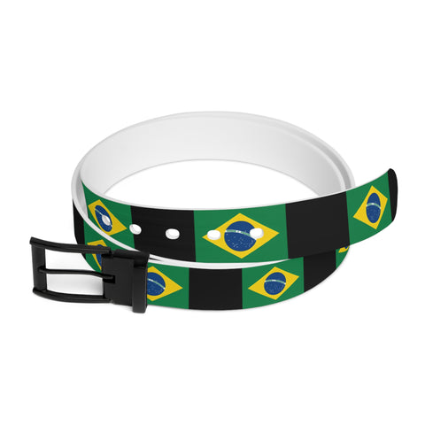 Brazil Flag Inspired Belt