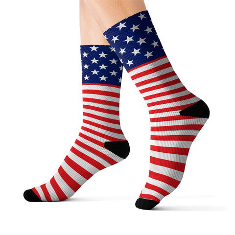 American Flag Socks | Comfort and Patriotism in Every Step | Back The Blue Store