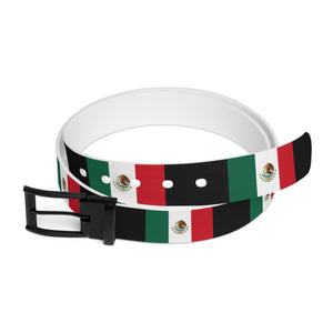 Mexico Flag Inspired Belt