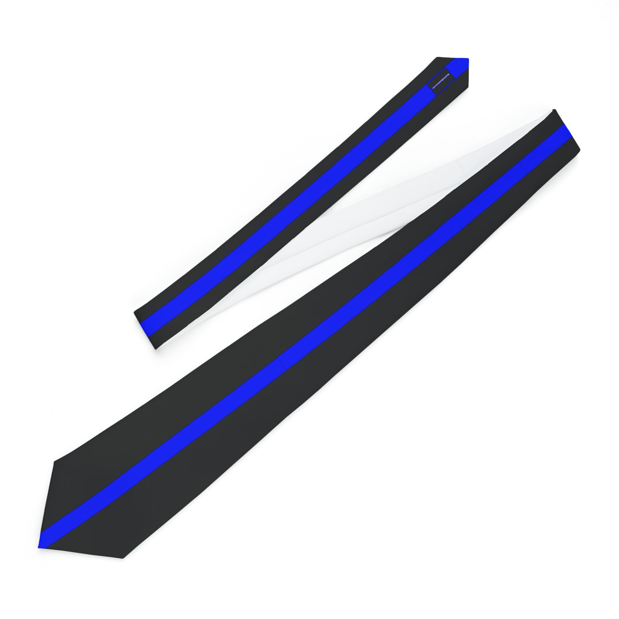 Dress with Purpose | Thin Blue Line Stripe Necktie for the Modern Professional Who Backs the Blue