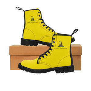 Gadsden Flag Men's Canvas Boots | Walk with Liberty | Back The Blue Store