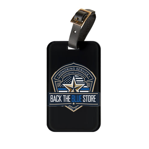 Back The Blue Store Luggage Tag | Secure & Stylish Bag Identification
