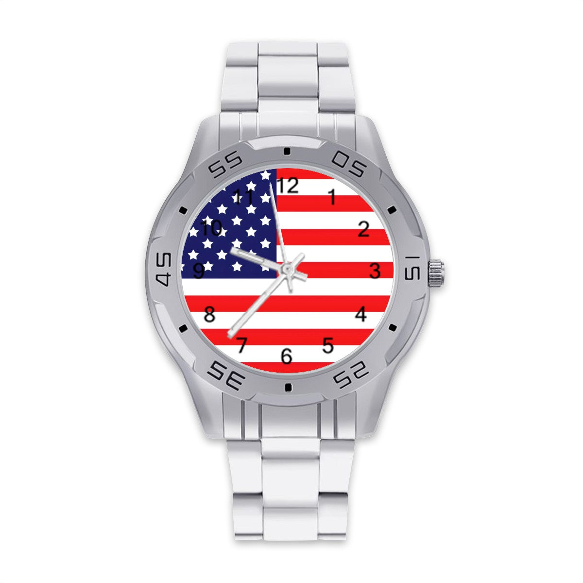 Patriotic American Flag Inspired Stars and Stripes Business Watch