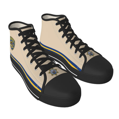 California Highway Patrol Men's Canvas High Top Shoes - Shop Now!