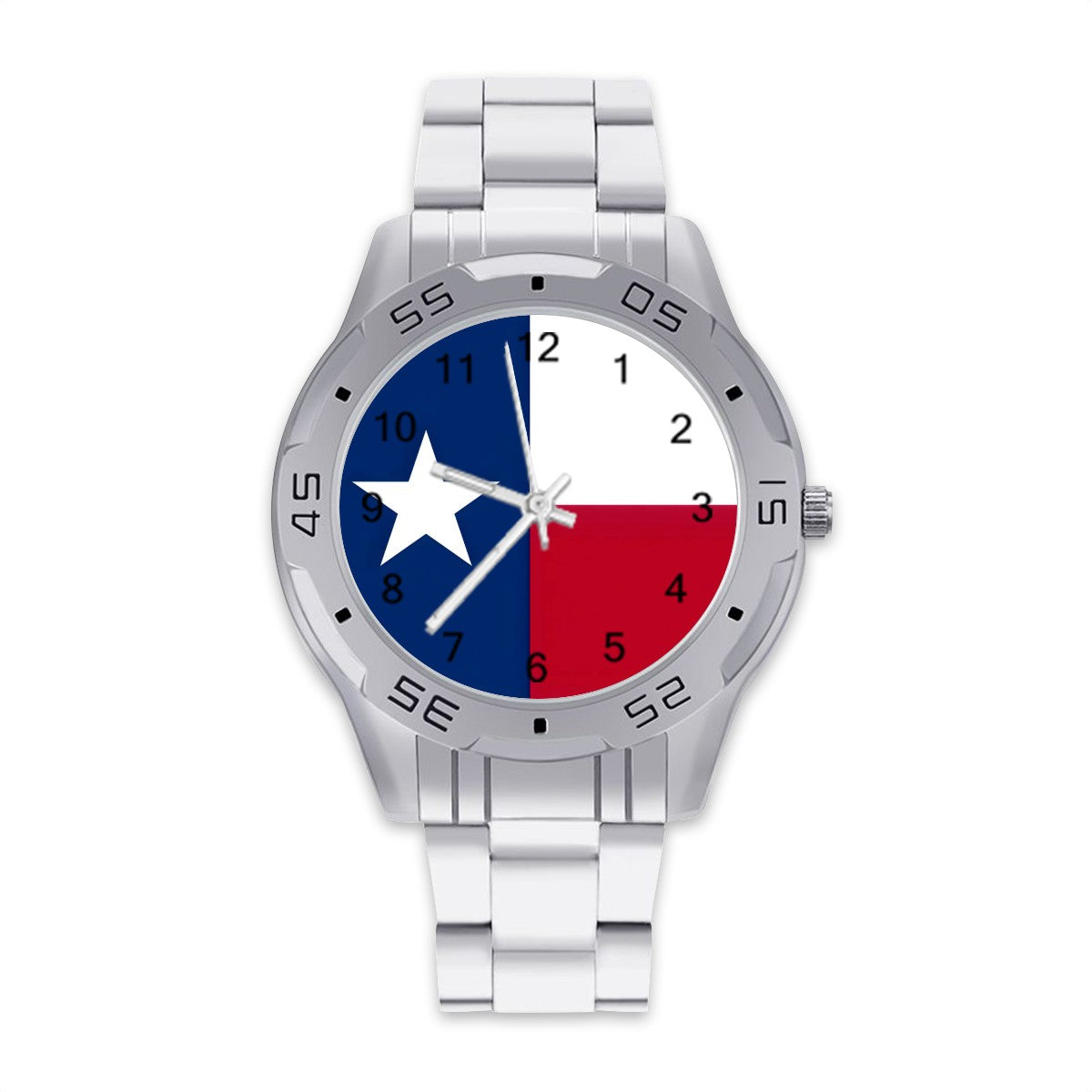 Texas Flag Style Business Watch - Show Your Texas Pride