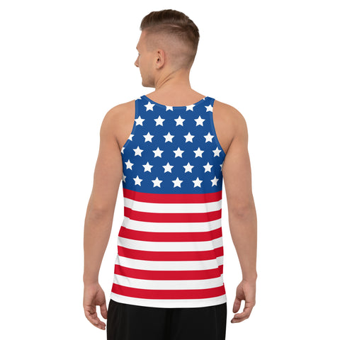 American Flag Style Unisex Tank Top | Comfort & Pride | Back The Blue Store